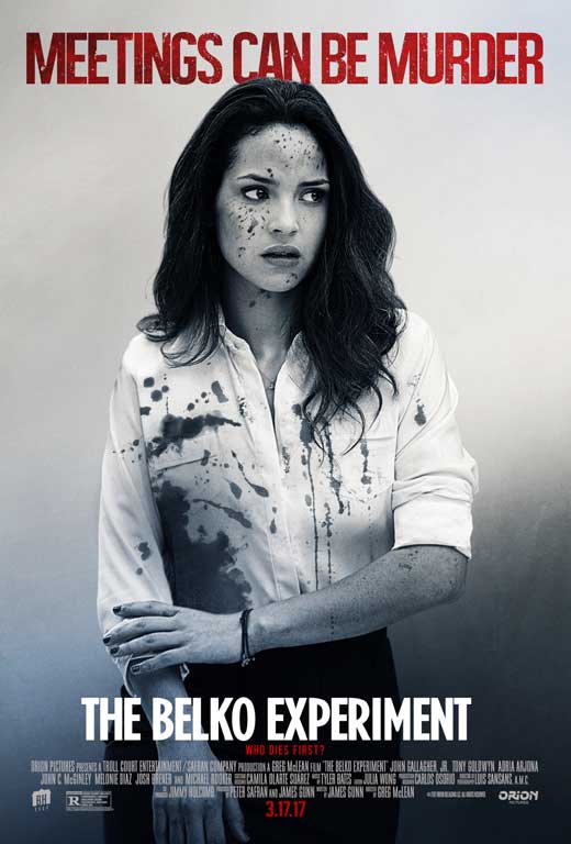 The Belko Experiment Movie Poster Print featuring intense horror themes.