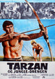 Tarzan and the Jungle Boy Movie Poster Print featuring vibrant jungle imagery.