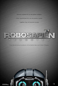 Robosapien Rebooted Movie Poster Print showcasing vibrant colors and futuristic design.