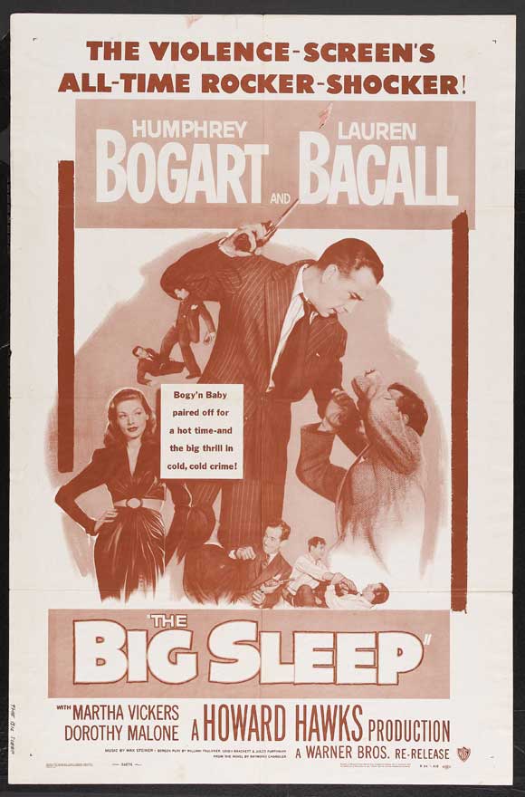 The Big Sleep Movie Poster Print showcasing classic cinema artwork.
