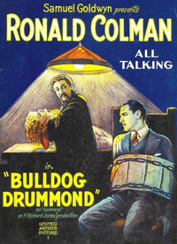 Bulldog Drummond Movie Poster Print showcasing classic cinema art.