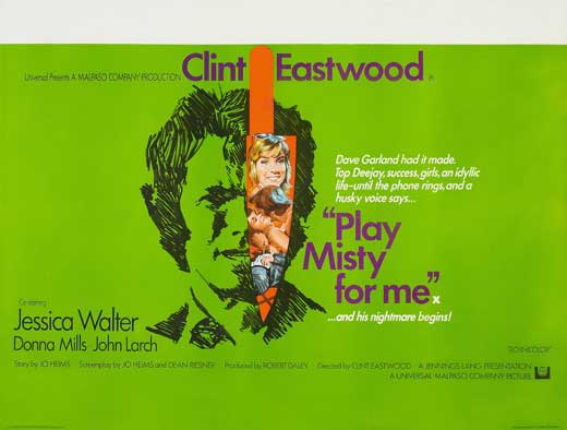 Play Misty for Me Movie Poster Print in multiple sizes