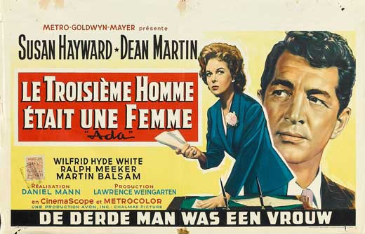 Ada Movie Poster Print showcasing classic film artwork.