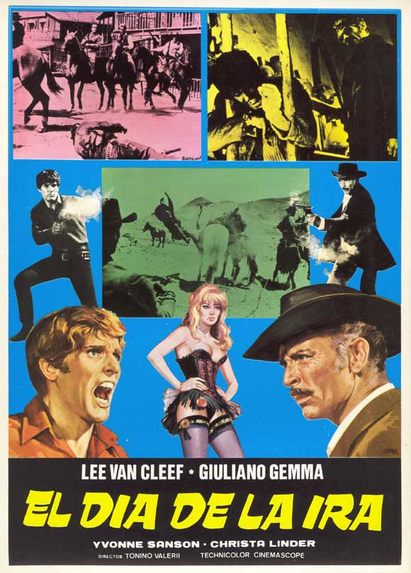 Day of Anger Movie Poster Print showcasing dramatic film imagery.