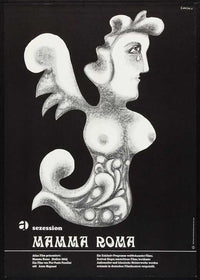 Mamma Roma Movie Poster Print featuring classic film art.