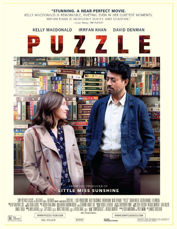 Puzzle Movie Poster Print showcasing vibrant colors and intricate design.