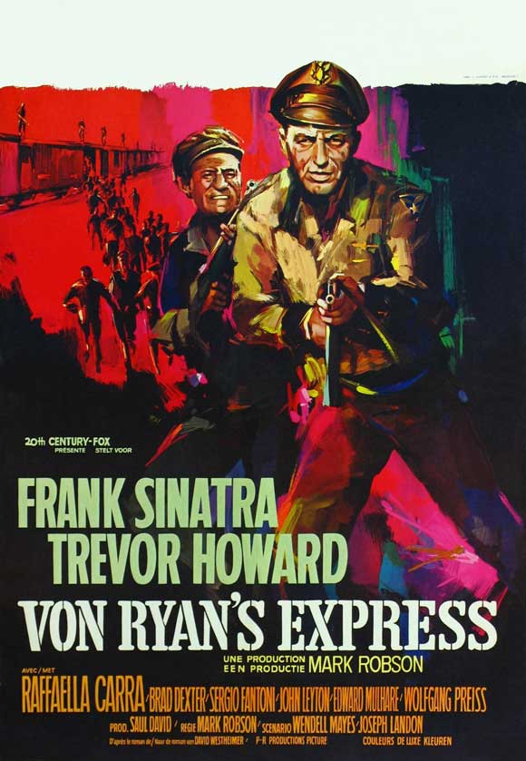 Von Ryan's Express Movie Poster Print showcasing classic film art.
