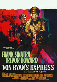 Von Ryan's Express Movie Poster Print showcasing classic film art.