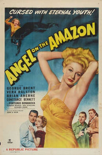 Angel on the Amazon Movie Poster Print showcasing jungle adventure.