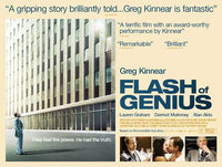 Flash of Genius Movie Poster featuring dramatic film art.