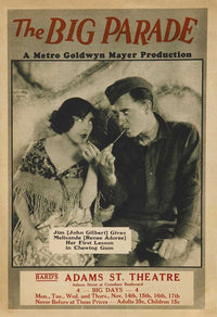'The Big Parade' Movie Poster Print showcasing classic film art.
