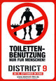 District 9 Movie Poster Print showcasing sci-fi artwork.