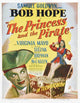 The Princess and the Pirate Movie Poster Print featuring classic cinema art.