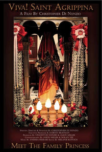 Viva Saint Agrippina Movie Poster Print featuring vibrant artwork.