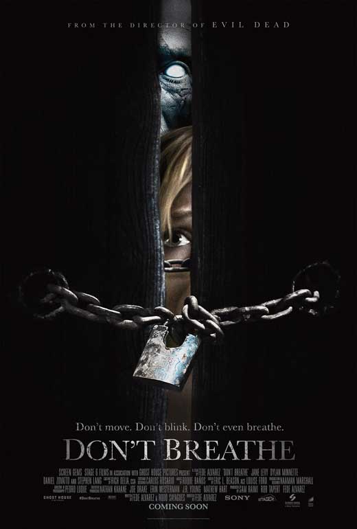 Don't Breathe Movie Poster Print showcasing suspenseful artwork.
