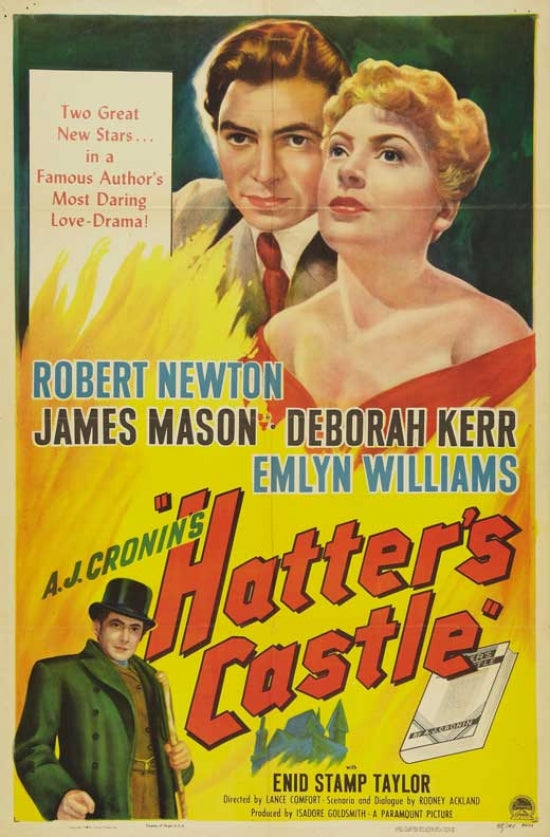 Hatter's Castle Movie Poster Print featuring whimsical design.