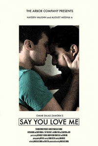 Say You Love Me movie poster print featuring romantic visuals.