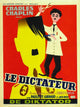 The Great Dictator movie poster print featuring Charlie Chaplin
