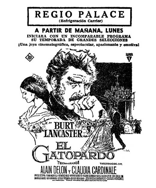 The Leopard Movie Poster Print showcasing classic film artwork.