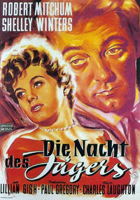 The Night of the Hunter Movie Poster Print featuring iconic film imagery.