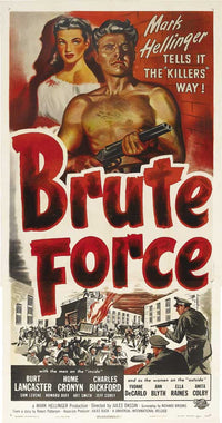 Brute Force Movie Poster Print showcasing classic film art.