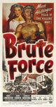 Brute Force Movie Poster Print showcasing classic film art.