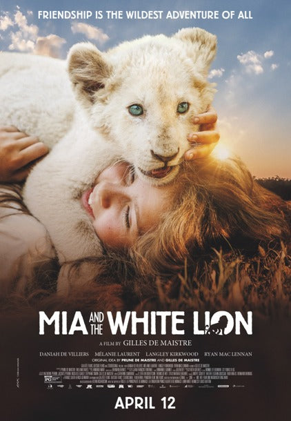 Mia and the White Lion Movie Poster Print featuring enchanting visuals.