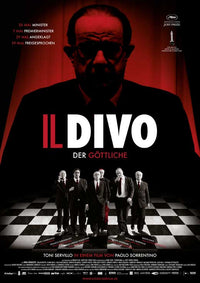 Il Divo Movie Poster Print featuring vibrant colors and intricate details.