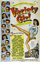 Variety Girl Movie Poster Print showcasing vintage cinema art.