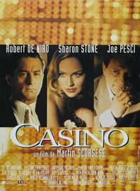 Casino Movie Poster Print showcasing Las Vegas glamour and cinematic flair