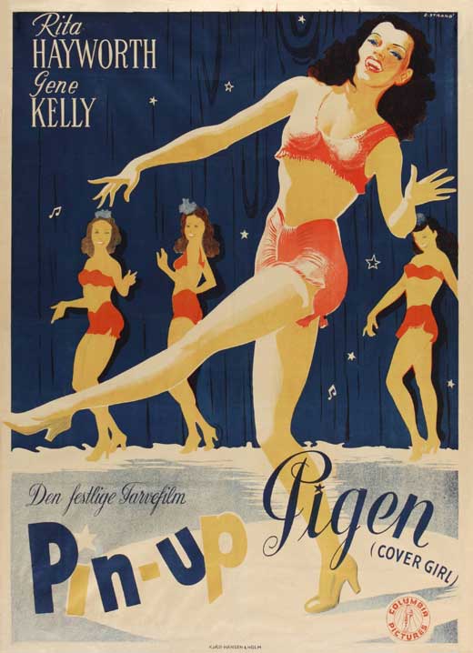 Cover Girl Movie Poster Print showcasing classic film allure.
