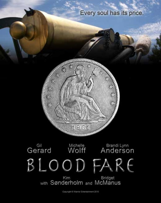 Blood Fare Movie Poster Print featuring vivid colors and dramatic imagery.