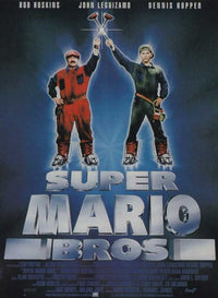 Super Mario Bros. Movie Poster Print featuring iconic characters and vibrant colors.