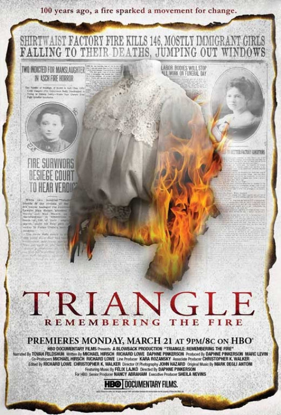 Triangle Remembering the Fire Movie Poster - Tribute Art