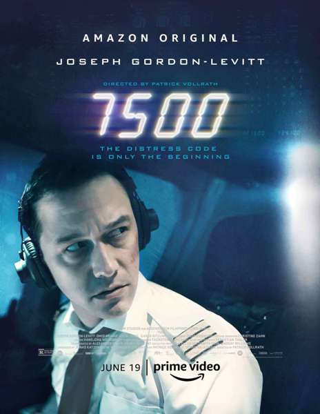 7500 Movie Poster Print showcasing intense aviation drama art.