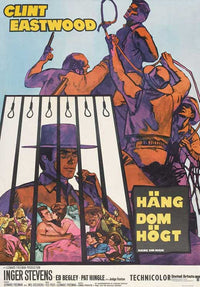 Hang 'Em High Movie Poster Print showcasing classic western film art.