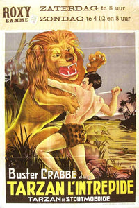 Tarzan the Fearless Movie Poster Print showcasing jungle adventure.
