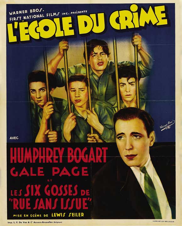 Crime School Movie Poster Print - Classic Film Art
