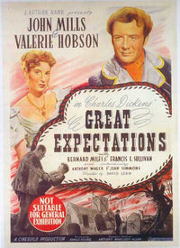 Great Expectations Movie Poster Print featuring classic film imagery