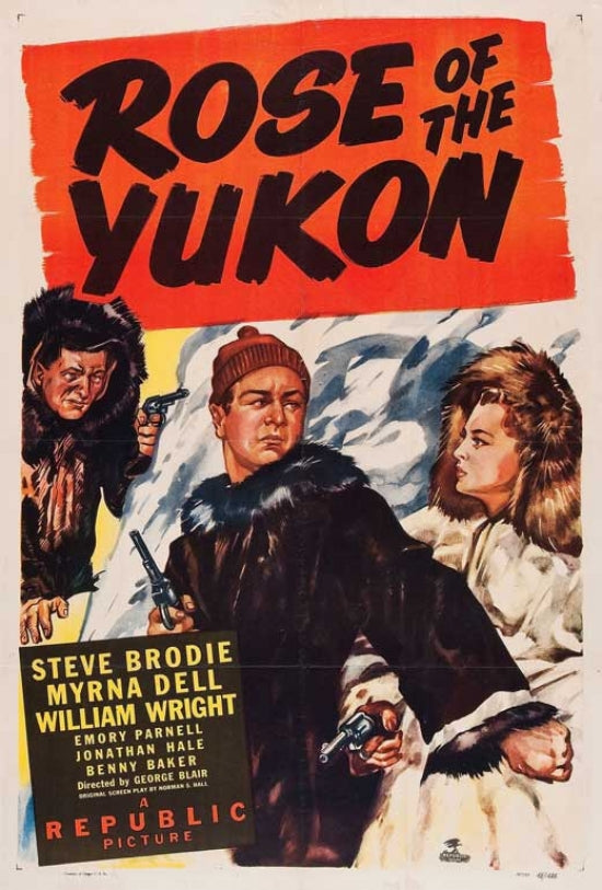 Rose of the Yukon Movie Poster Print featuring rich imagery and vibrant colors.