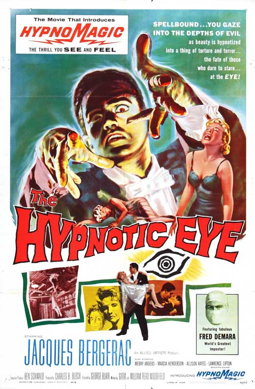 The Hypnotic Eye Movie Poster Print showcasing captivating cinematic artwork.