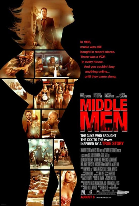 Middle Men Movie Poster Print showcasing cinematic art