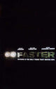 Faster Movie Poster Print showcasing action-packed visuals.