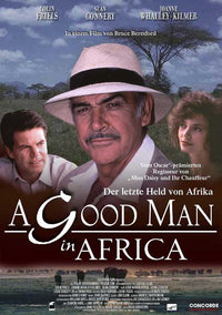 A Good Man in Africa Movie Poster Print showcasing vibrant colors.