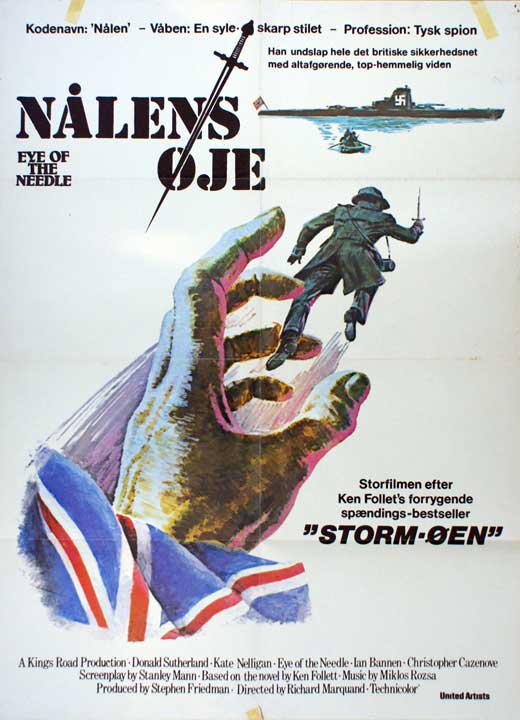 Eye of the Needle Movie Poster Print showcasing thrilling cinema art