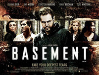Basement Movie Poster Print showcasing cinematic art for home decor