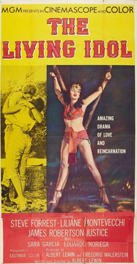 The Living Idol Movie Poster Print featuring cinematic artwork.