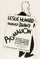 Pygmalion Movie Poster Print showcasing classic film art.