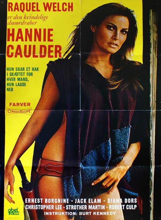 Hannie Caulder Movie Poster Print showcasing iconic film imagery.