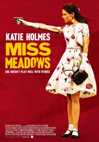 Miss Meadows Movie Poster Print featuring whimsical design